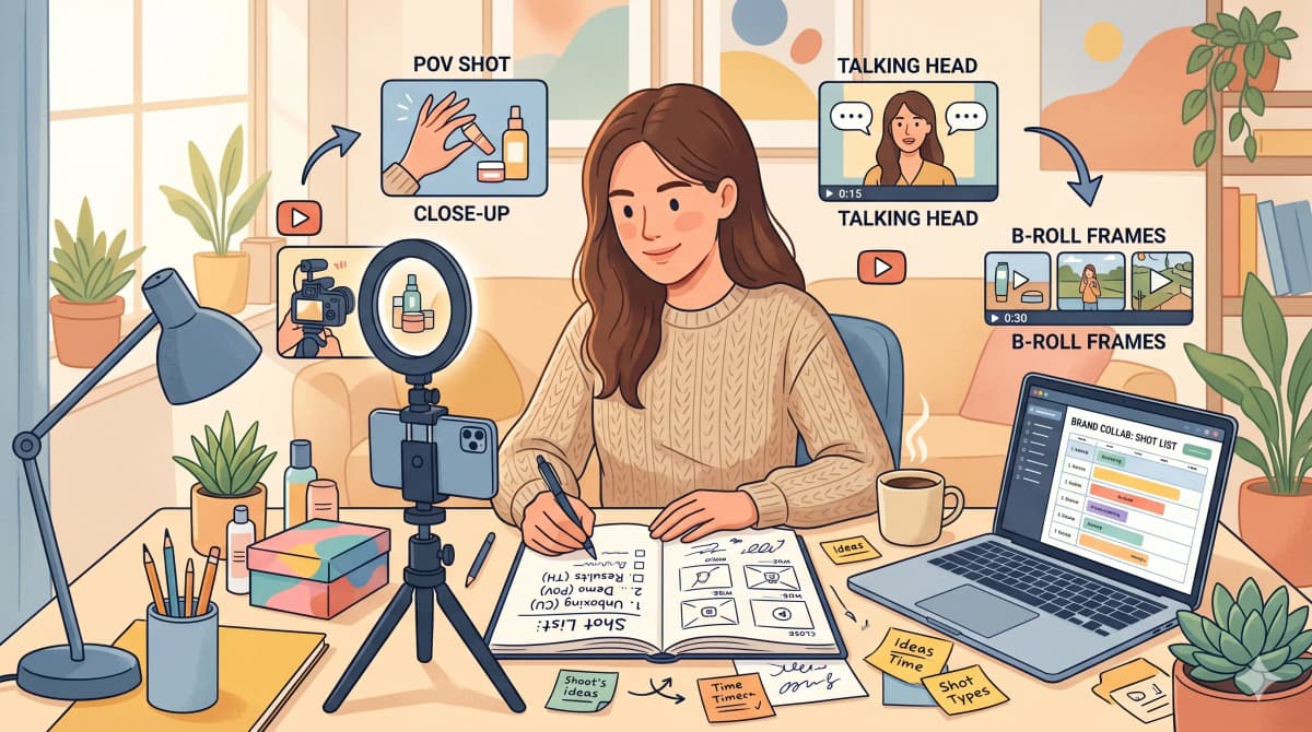 How to Create a UGC Shot List (Free Template + Examples)